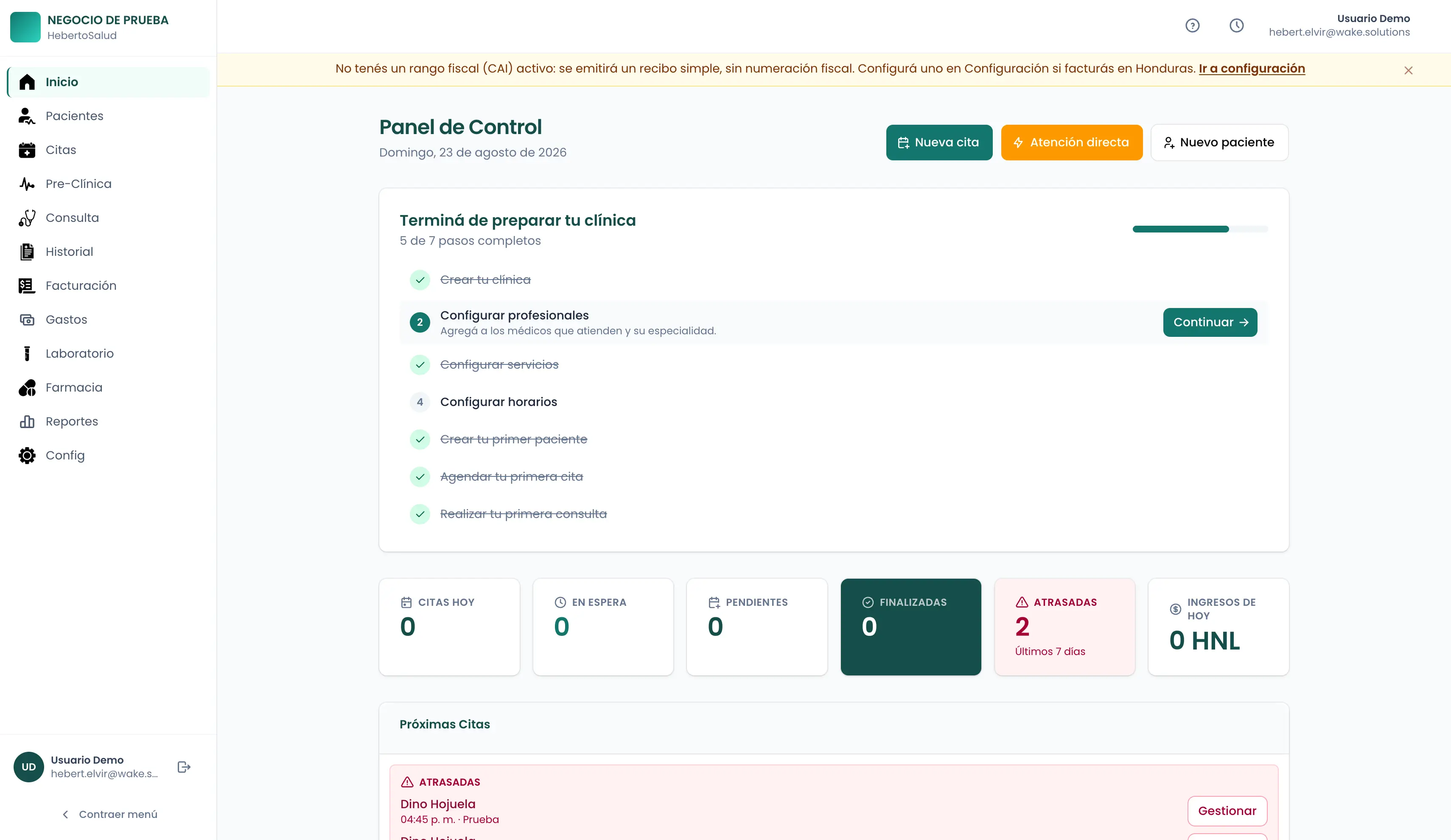 Captura 2 de Wake Health